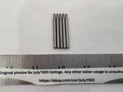 (5) NEW Dremel 107 Engraving Cutter 3/32'' Detail Work, 1/8'' Shank Rotary Tool