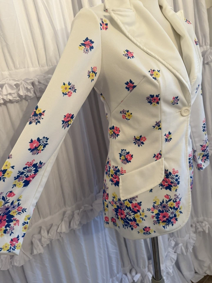 Blazer Patti Sportswear pequeño/mediano funky hippie retro vintage años 70’s para mujer raro Foto 2 de 4