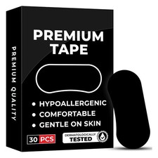 30-120 Strips Gentle Mouth Tape for Night Use   Soft Hypoallergenic Lip Support