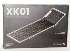 ProtoArc XK01 Folding Wireless Portable Keyboard with Numeric Keypad