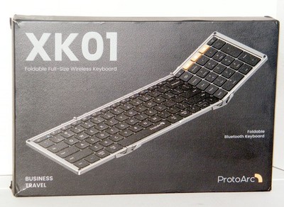 ProtoArc XK01 Folding Wireless Portable Keyboard with Numeric Keypad