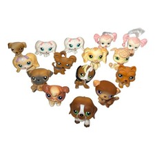 Lot Of 15 LPS Littlest Pet Shop Mixed Dogs Hasbro Authentic
