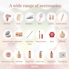 Pretend Makeup Kits Wooden Makeup Toys Makeup Toy Kits