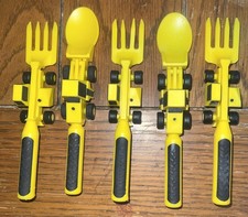 Constructive Eating 3 Forks And 2 Spoons Two Utensil Set Made In U.S.A.