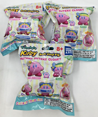 BE:FIRSTワールドツアー限定グッズ３点★新品・未開封★ 3x Kirby Twinchees Soft Vinyl FIgure Muteki! Suteki! Three Mystery