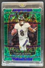 2021 Select Lamar Jackson Green Disco Prizm Concourse #5/5 Ravens