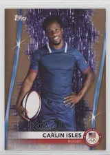 2021 Topps US Olympic & Paralympic Team and Hopefuls Bronze Carlin Isles #28