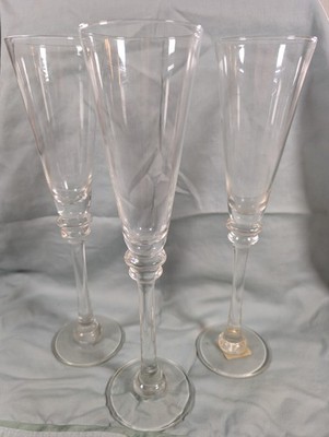 Z Gallerie Majestic Champagne Glass 12'' Tall - Set Of 3
