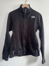 The North Face Flashdry Zip Up Jacket Black Polyester Blend Women Size Small
