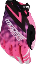 Moose Racing SX1 Youth MX Offroad Gloves Pink/Purple