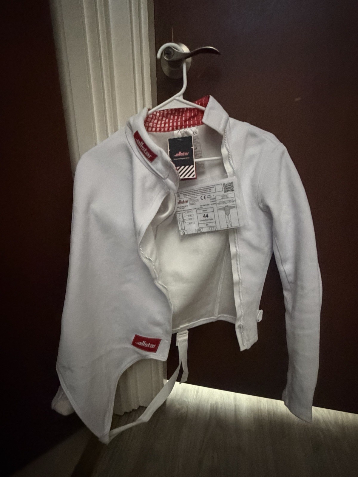 Allstar Startex Fencing Jacket Size 44 RH