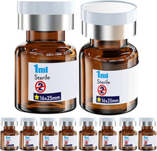 Ks-Tek Sterile Empty Vials with Self Healing Injection Port,With Aluminum Plasti