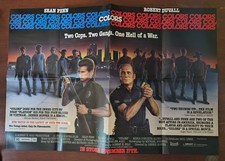 Vintage Colors 1988 Video Store Poster Sean Penn Robert Duvall Orion Home Video 