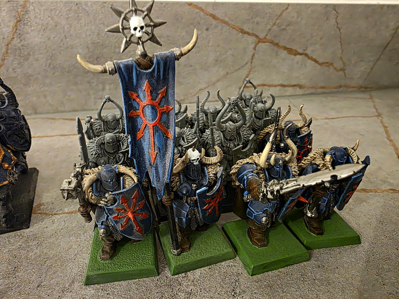 Games Workshop Warhammer Fantasy Battles Warriors of Chaos Mixed Lot Painted