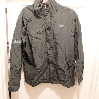 Lowe Alpine Women's Medium Triple Point Ceramic Waterproof Rain Jacket Coat Grey