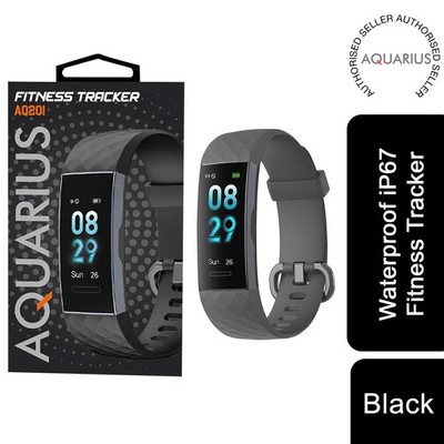 Fitness Tracker Smartwatch 0,96 Zoll Display Schwarz IP68 Herzfrequenz Schlaf Band Schritte