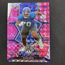 Evan Neal 2022 Panini Mosaic Pink Camo Prizm #368 New York Giants