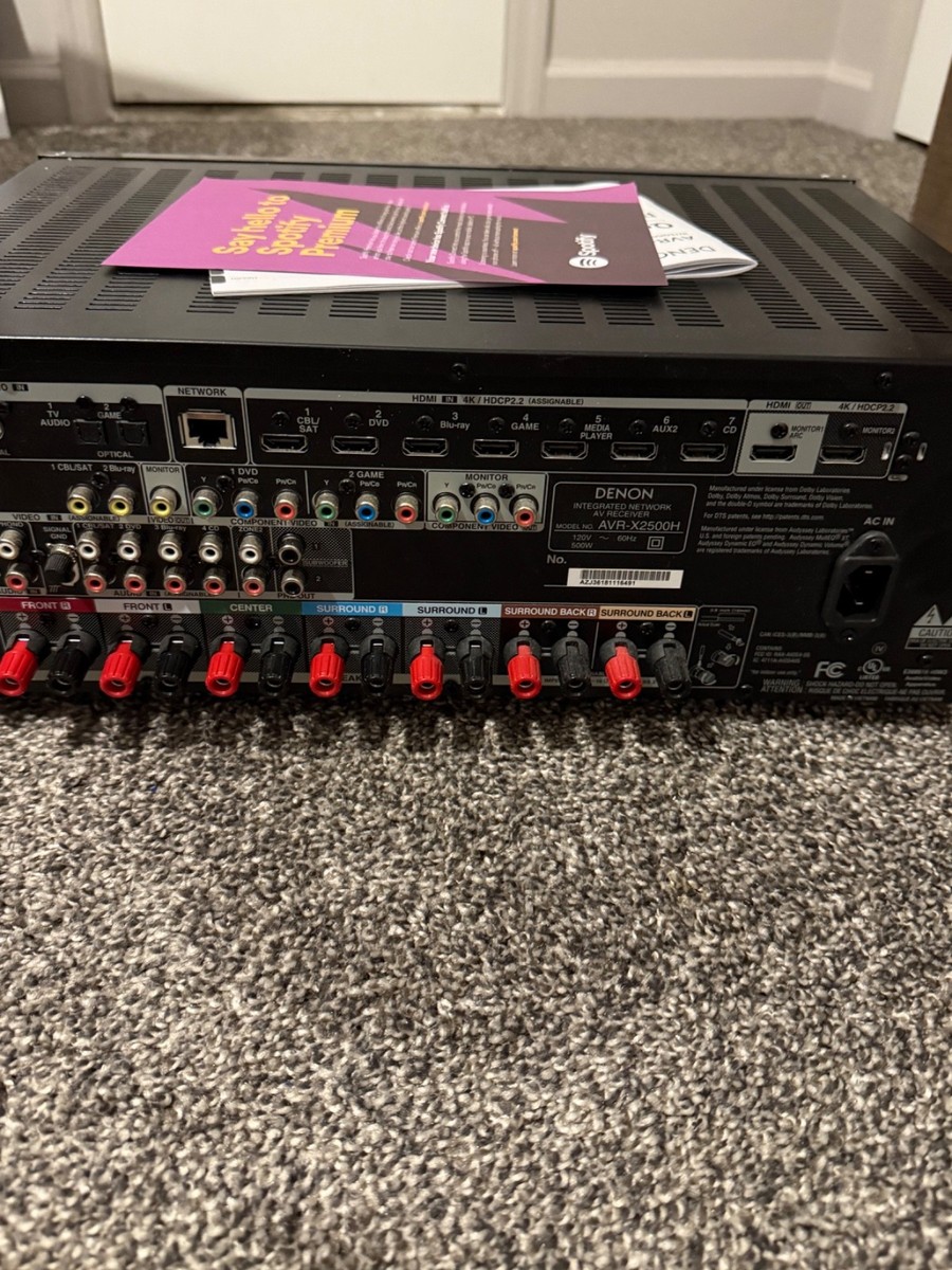 Denon amplifier AVR-X2500H Used | eBay