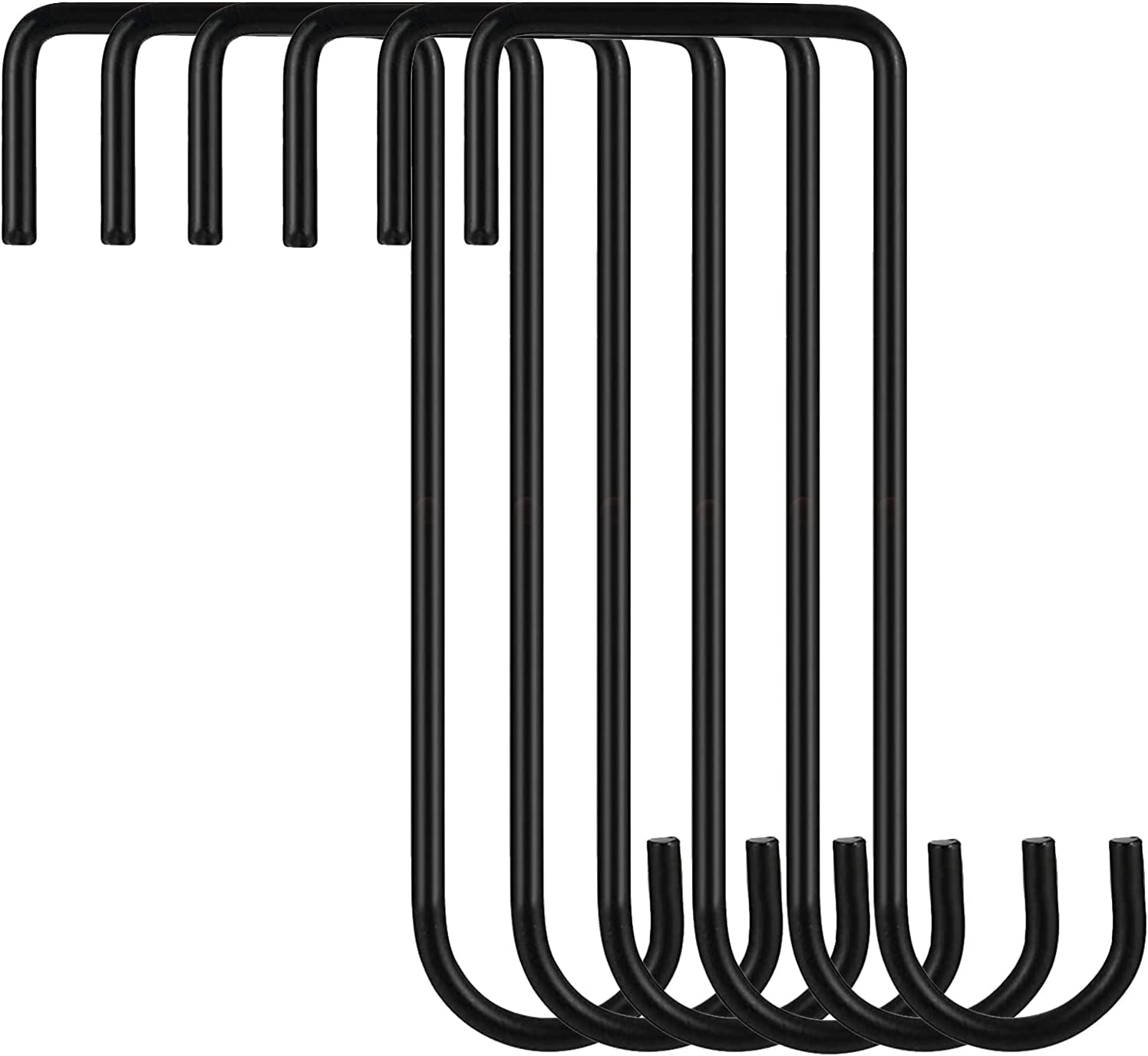Heavy Duty Fence Hooks Set of 6 Over Door Plant Hanger Stainless Steel Garden6pc