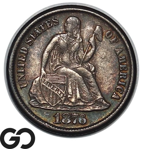 1879-CC Seated Liberty Dime, Choice XF Better Date Carson City Issue