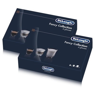 Delonghi Fancy Box 6er Set Thermo Gläser DLSC302 (2er Pack)