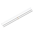 2 Pcs 750mm Tr8X1 Power Screw with Brass Nuts and Plastic Tube, Silver