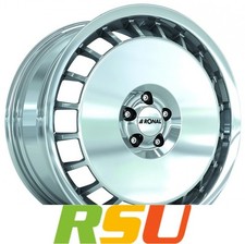 4x Ronal R50 Aero kugelpoliert 8x18" ET50 LK5 120 ML 65.1 Alufelgen 18 Zoll