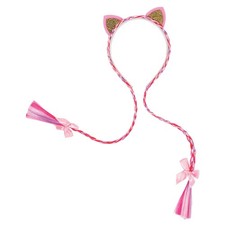 Cat Ear Headbands With Braids, Apparel Accessories, 12 Pieces