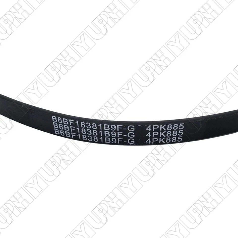 Alternator Fan Drive Belt B6BF18381B9F For Mazda MK1 MX5 NA 1.8 MK2 2.5 NB MX5 - Image 3 of 4