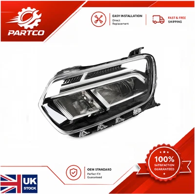 DACIA DUSTER 2022-2024 FRONT LEFT PASSENGER SIDE HEADLIGHT NEW 260609659R LED - Image 1 of 2