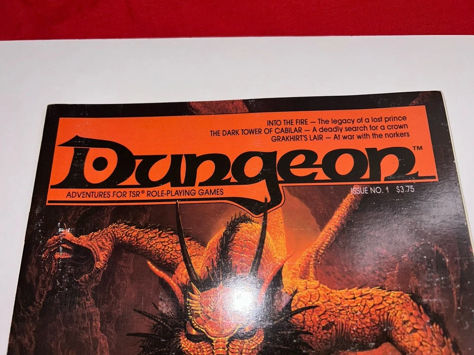 Advanced Dungeons & Dragons: Dungeon Magazine TSR Original Vol 1 #1 1986 NICE! - Image 3 of 4