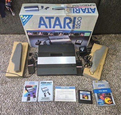 Atari 5200 Console CIB Complete in Box 2-Ports TESTED AND WORKING Great Shape!