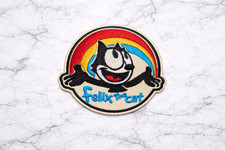 FELIX THE CAT Embroidered Iron/Sew On Patch 3" ROUND SHIPPED FROM USA