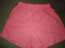 CHILDS PEACH SHORTS SIZE YOUTH XS