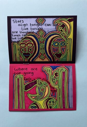 Yet Somehow - Zine A6 an art poetry book. Outsider Art Brut. Jay Snelling - Picture 6 of 15