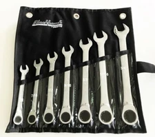 7pc Blackhawk By Proto Gear Ratcheting Ratchet Wrench Set 12-Point SAE BW-1207S