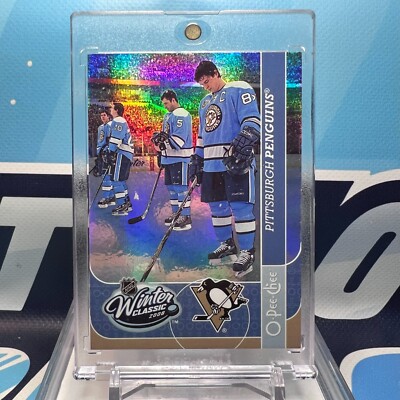2008-09 O-Pee-Chee #WC11, SIDNEY CROSBY SP     Winter Classic Rainbow Insert