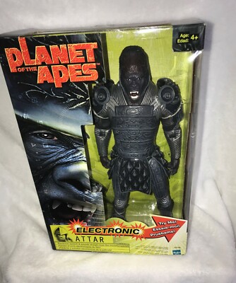 New 2001 Hasbro Planet Of The Apes Electronic Talking Attar