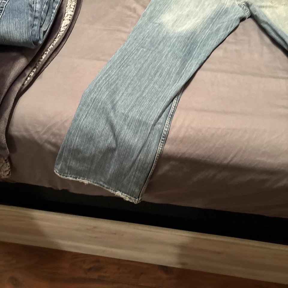 Vintage 2001 AE Bootcut azul claro 33x32 (usado una vez) Foto 2 de 4