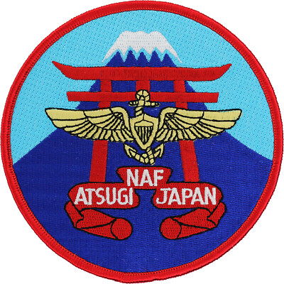 Naval Air Facility Atsugi Japan Patch ( 4 1/2'' ) P1414