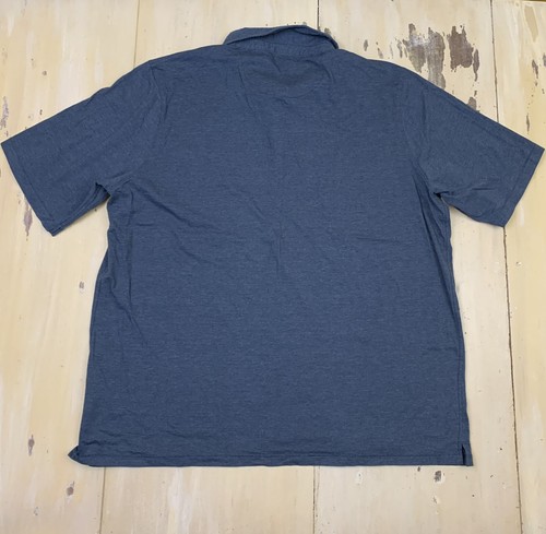 GERRY - Blue Comfort Stretch Short Sleeve Polo Shirt, Mens XXL 2XL - MUST SEE! - Picture 7 of 10