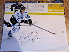 MILES COOPER SIGNED 8X10 MATTE PHOTO WINNIPEG ICE WENATCHEE WILD 2025 DRAFT (A)
