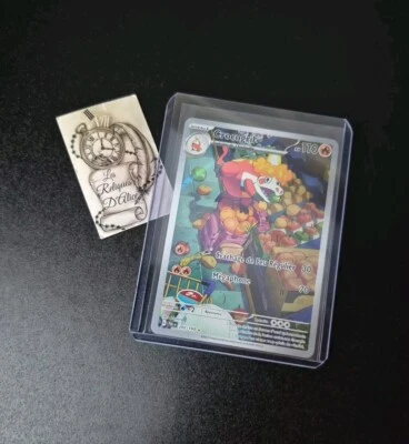Carte Pokémon JCC Secret Niv 1 Crocogril Ecarlate et Violet Evolutions à Paldea - Photo 1/4