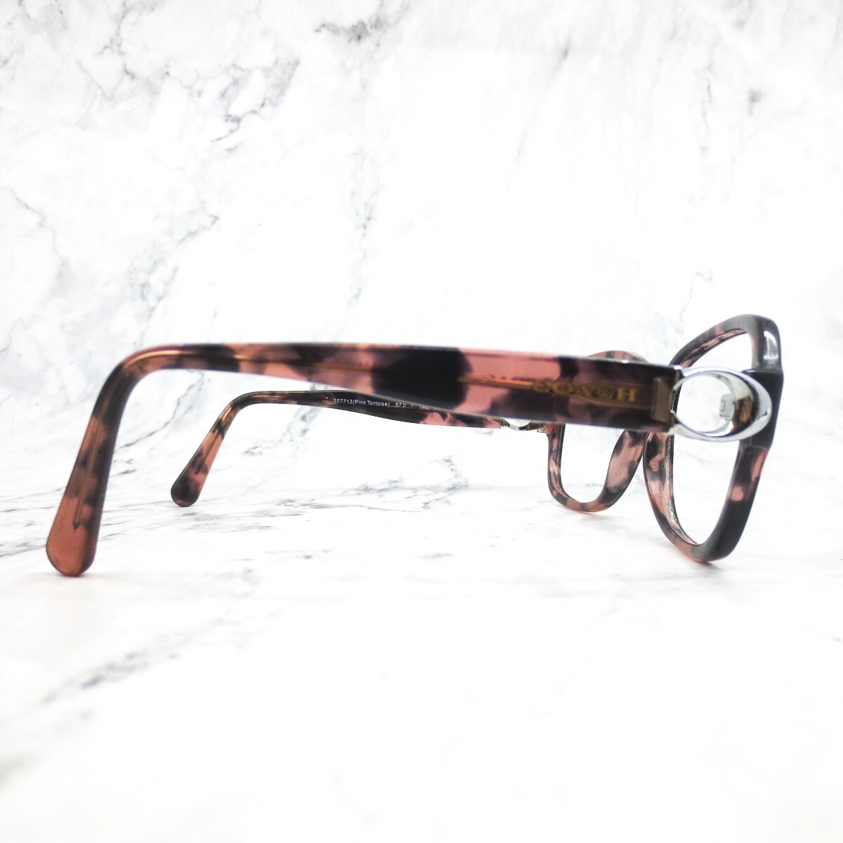 Coach HC 8241 (L1031) Pink tortoise Sunglasses Frames 57-17  display picture 2