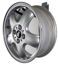 MINI COOPER MINI CLUBMAN FACTORY OEM 15" SILVER ALLOY WHEEL RIM 71183 RU4