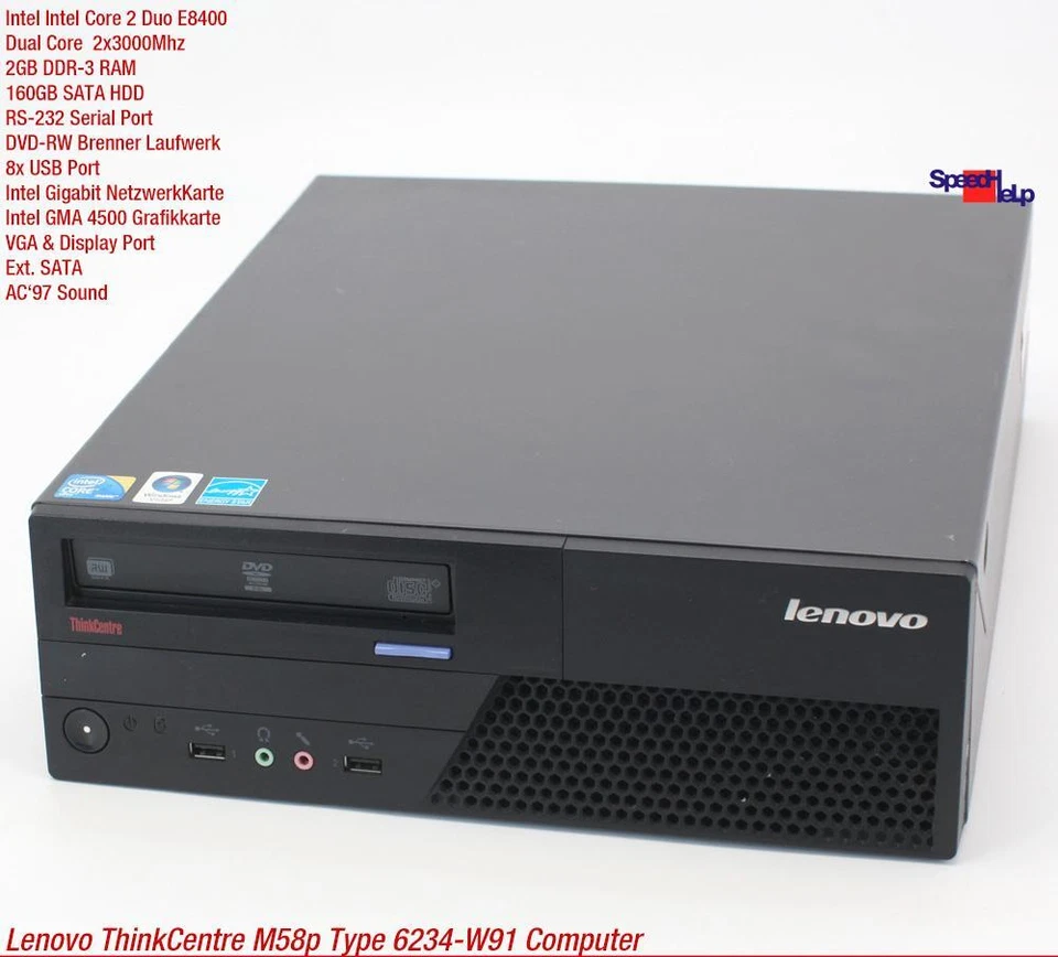 IBM ThinkCentre M58p 6234-W91 Computadora PC Windows XP Pos Caja Dff Mini 2GB - Imagen 2 de 4