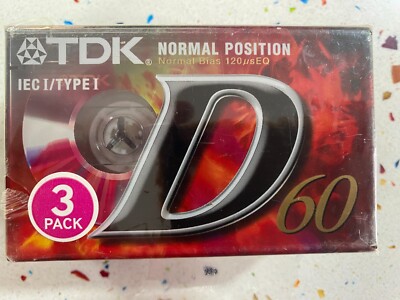 1 Cinta Virgen Cassette TDK B60 - Ref.1906