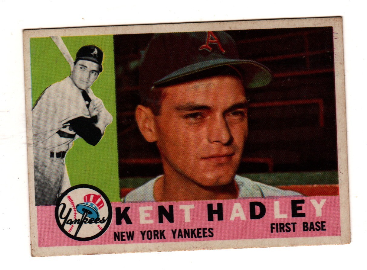 1960 Topps 102 Kent Hadley New York Yankees NM eBay