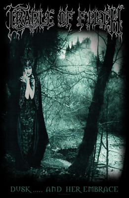 CRADLE OF FILTH FLAGGE FAHNE THE DUSK AND HER EMBRACE # 2 POSTERFLAGGE STOFF