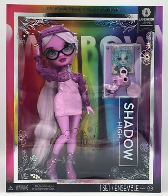 MGA ENTERTAINMENT Rainbow Shadow High™ | Fashion Puppe | LAVENDER LYNN | Pink Outfit | mit Zubehör
